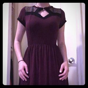 Hot Topic Burgundy Dress❤️